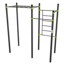 W318 Воркаут (2 перекладины, шведская стенка, рукоход классический) ZAVODSPORTA