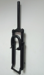 Вилка амортизационная TRIX 29"х1-1/8", сталь, пружинно-эластомерная, безрезьбовой, шток 260мм, ход 80мм, Disk и V-br тормоз, регулировка преднагрузки, матовая черная (8)