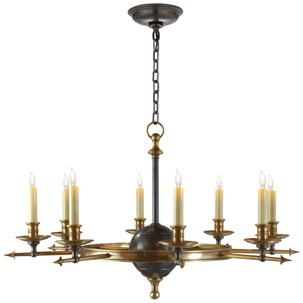 Люстра Visual Comfort Leaf and Arrow Large Chandelier
