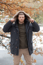 Куртка-Парка Варгградъ мужская тёмно-серая «Русколань»