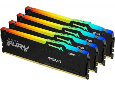 Оперативная память Kingston Fury KF556C40BBAK4-128, DDR5 4х 128ГБ 5600 МГц, DIMM, RTL