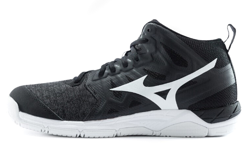 Mizuno Sonic Volleyball Shoes Unisex Mid top Black/White
