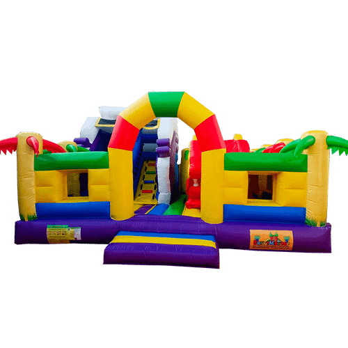 Коммерческий батут "Белый клык 2", размер 6*5*4 м