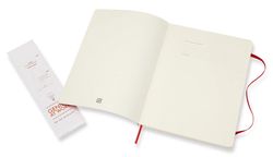 Блокнот Moleskine Classic Soft XLarge 190х250мм 192стр линейка мягкая обложка красный (QP621F2)