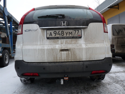 Фаркоп для Honda CR-V SUV 2012г.-2016 (без электрики) (паспорт и сертификат) AvtoS.HN05