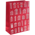 Пакет подарочный «Подарки» 18*24*8,5 см