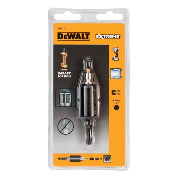 Держатель бит DeWalt DT7513T с гасителем удара 5.5Нм