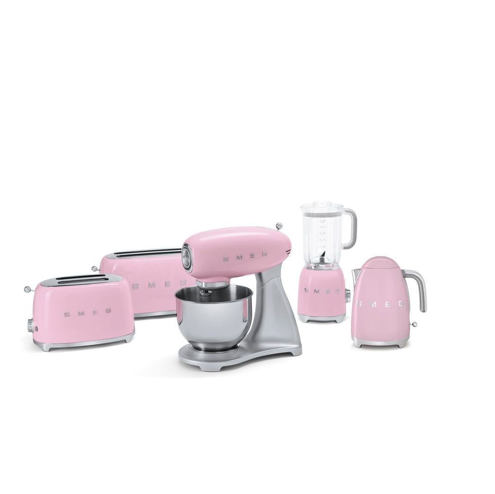 Тостер Smeg Стиль 50-х годов для 4 тостов розовый Италия серия