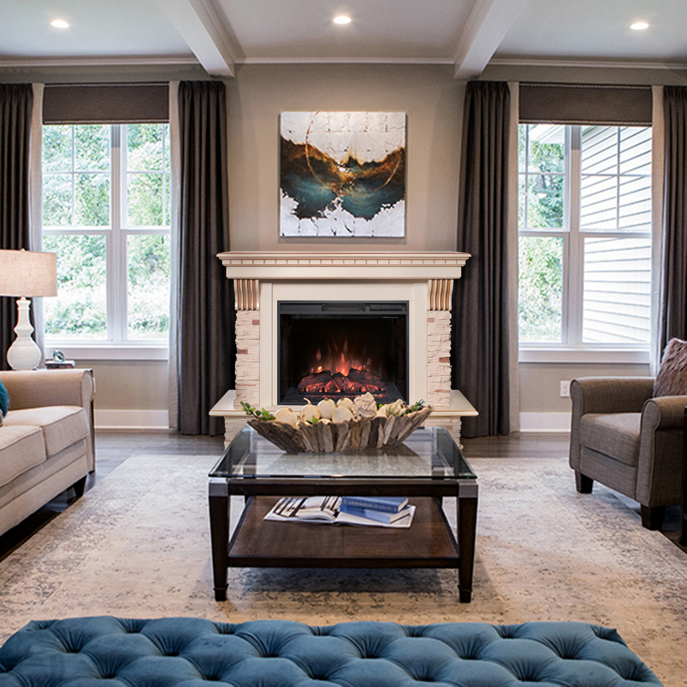 Каминокомплект Real Flame Sorento 25,5/26 WT с очагом Sparta 25,5