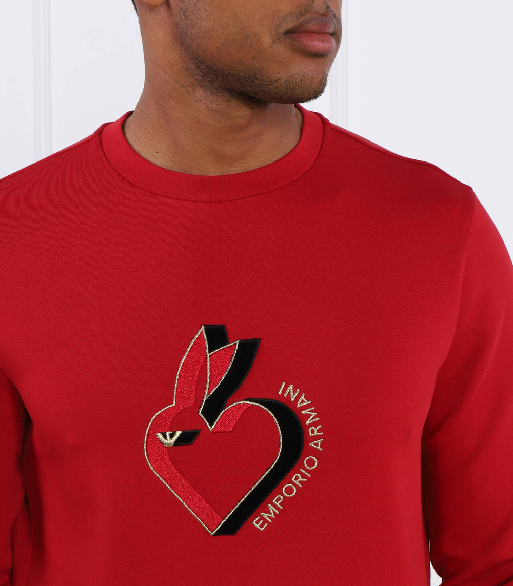 Худи Emporio Armani - красный(3R1MBJ 1JHSZ)