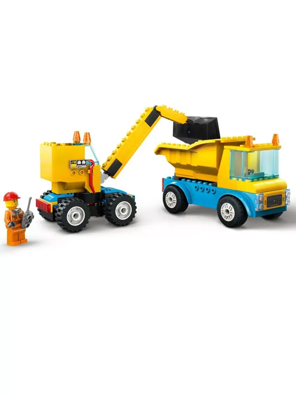 Лего Сити Строительные машины и кран 60391 Lego City