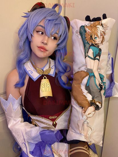 Мини дакимакура Горо из Геншин Импакт | Genshin Impact арт. M0939, 60х20 см