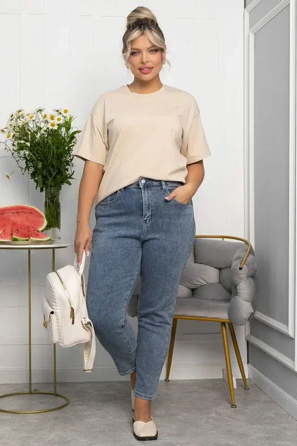 Джинсы На закате (синие) Б13927-4М LT Collection