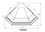 Холодильная витрина CARBOMA ATRIUM 2 GC120 VM-5 динамика (внешний угол 90)