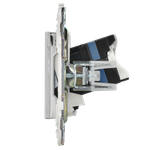 SKANDY Розетка компьютерная двойная RJ45 кат.6 SK-K04N металл никель IEK