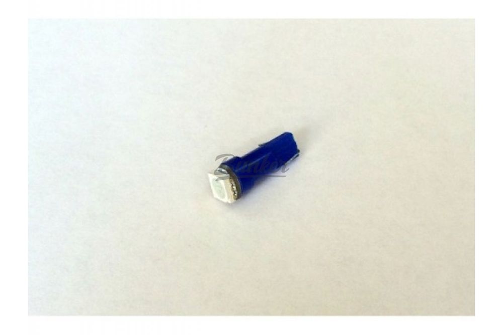 Светодиод T5-1SMD-5050 синий 12V, (шт.)