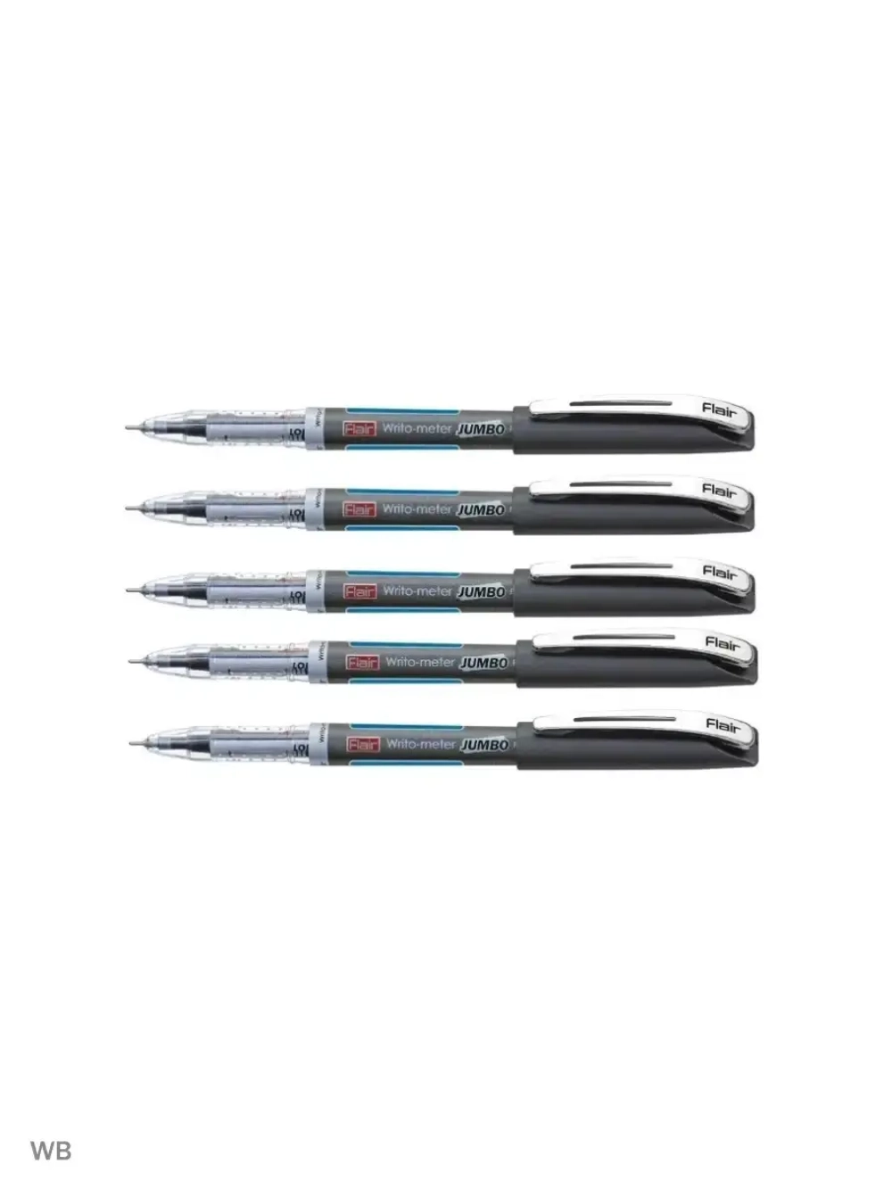 Ручка шариковая Writo-meter Jumbo 0,7 мм,синяя, 5 шт