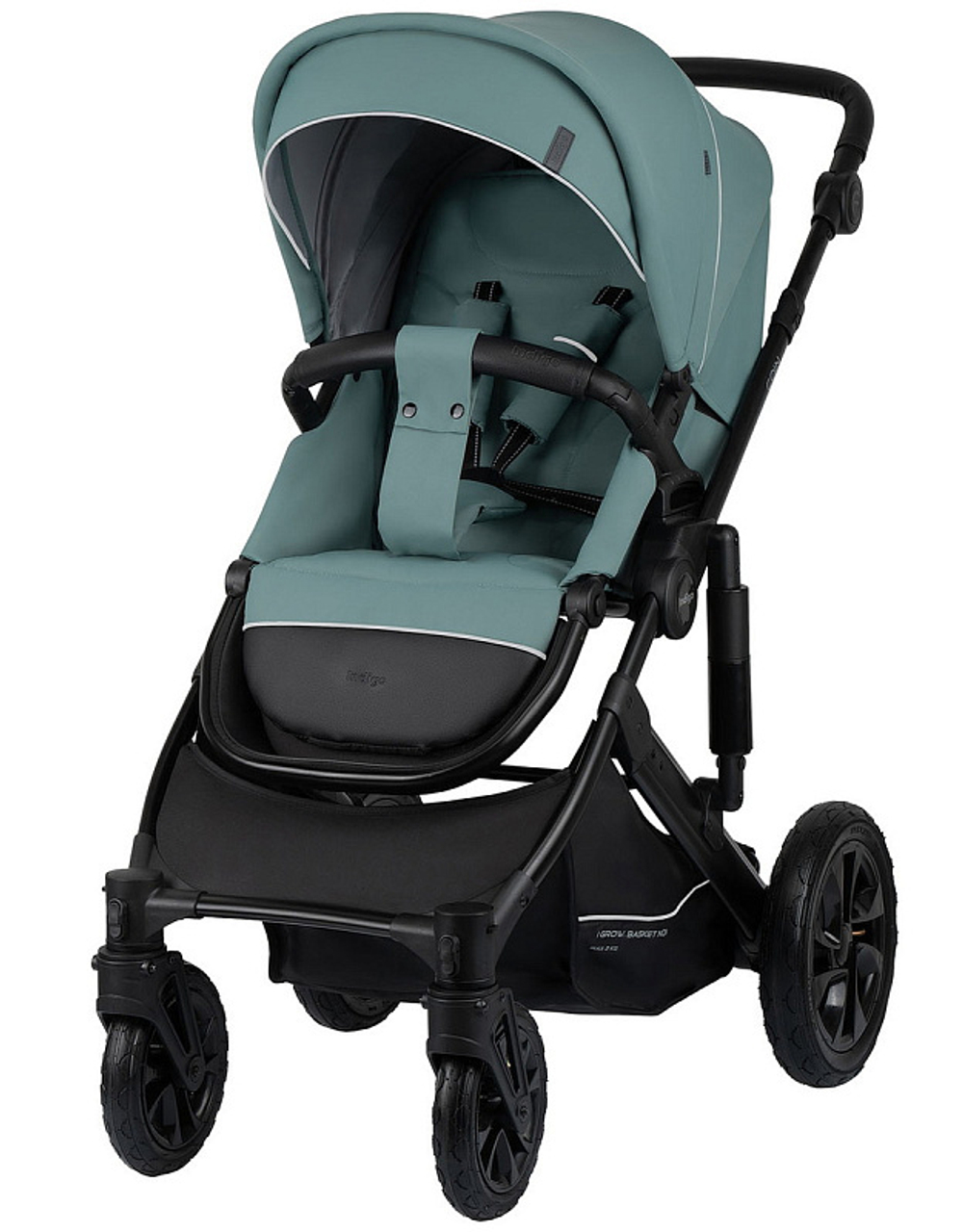 Детская коляска Indigo Coin 2 в 1 зеленый