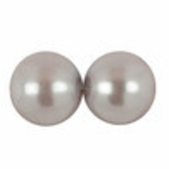 Бусина стеклянная "Zlatka"  на подложке в пакете с европодвесом стекло №26 светло-серый