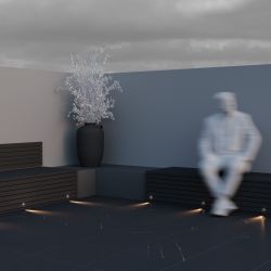 Подсветка для лестницы светодиодный Maytoni Lock O014SL-L3B3K