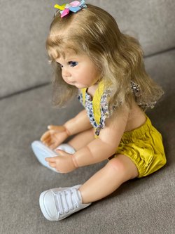 Кукла Реборн виниловая 55см в пакете (FA-040A)