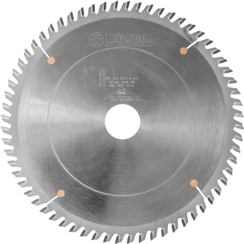 Пила по ДСП и МДФ D216x30x2,8 Z60 DIMAR 90106146