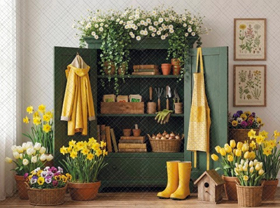 Комната садовника №3 - фон неопреновый