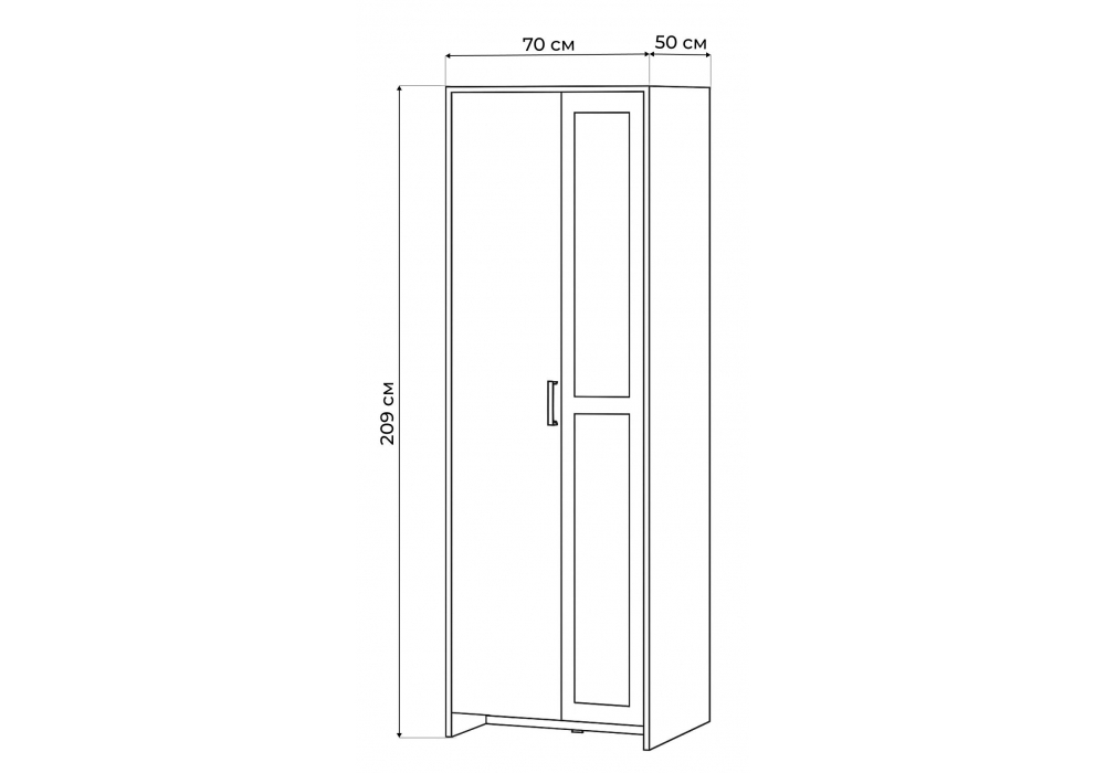 Шкаф Woodville Taika дуб золотой, камень темный