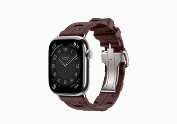 Apple Watch Hermès Series 11 46 mm Kilim Single Tour винный