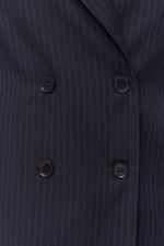 Пиджак двубортный в полоску DAN MARALEX