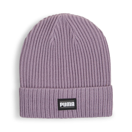 Шапка PUMA Ribbed Classic Cuff Beanie, 02403819, фиолетовый