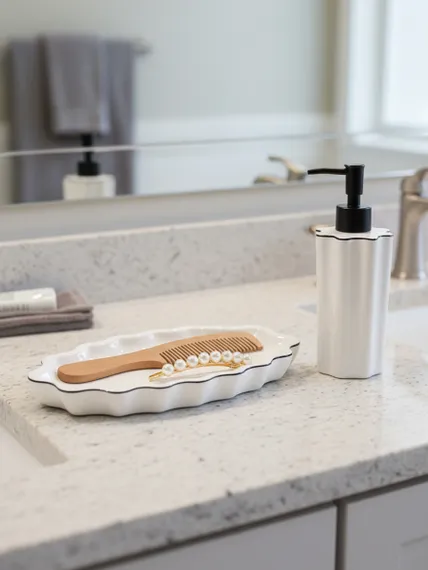 Подставка для ванных принадлежностей camellia, белая