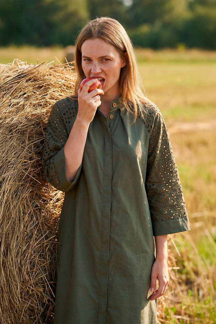 Платье кимоно ажурное