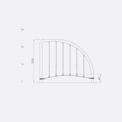 Канатная игровая арка «AR-01.05» для детских площадок