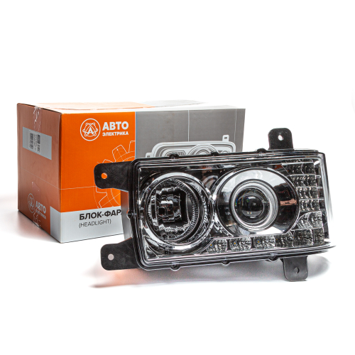 311.3775-16 AE Блок-фара, КамАЗ, с ДХО (16 LED), левая АвтоЭлектрика