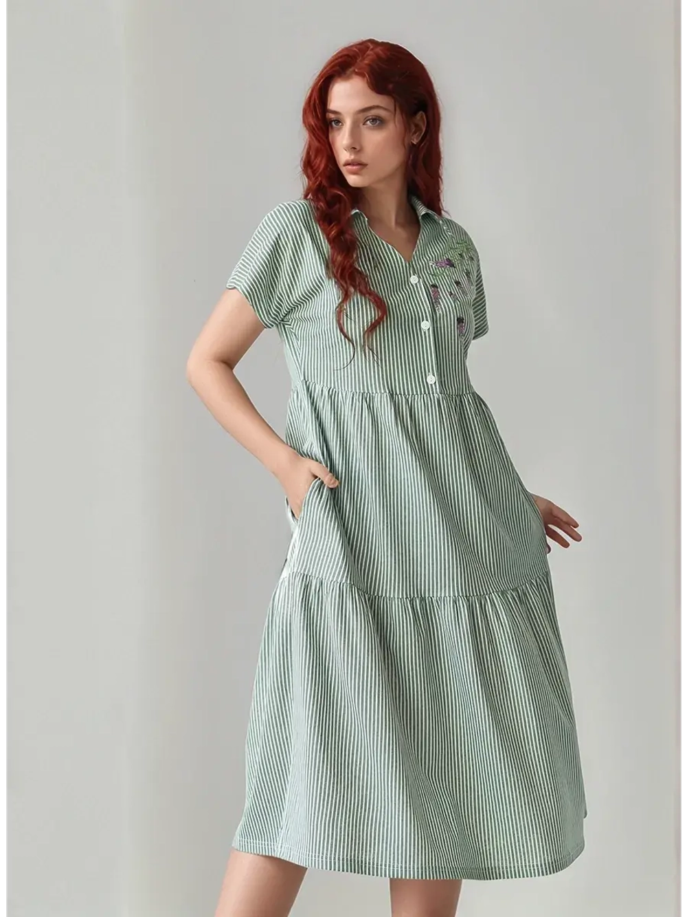 Платье женское "Шалфей"