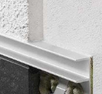 Плинтус-профиль Euroline из алюминия анодированного для установки стеновых панелей, керамики и гипсокартона с перфорацией РФ100