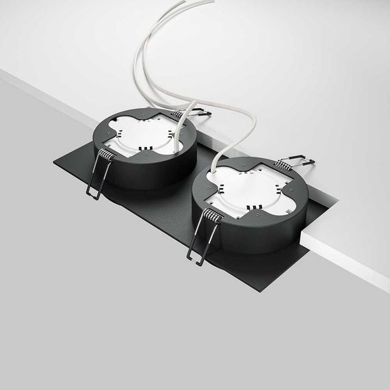 Встраиваемый светильник Maytoni Technical Hoop DL086-02-GX53-SQ-B