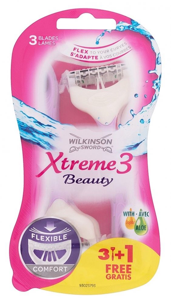 Wilkinson Sword одноразовые станки женские Xtreme-3 Beauty Sensitive 3+1 шт