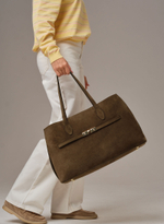 Замшевая сумка Bossy DBR 31382 тундра