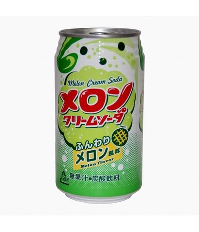Напиток крем-сода со вкусом дыни 350 мл Tominaga