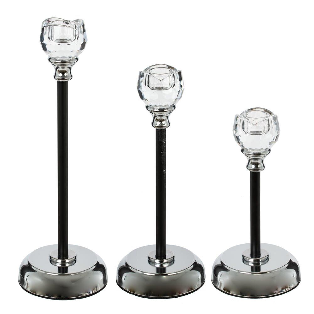 GAEM Набор из 3-х подсвечников, L26 W11 H26/25 см