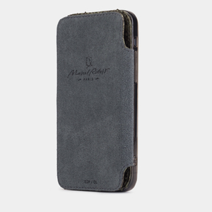 Чехол Benoit для iPhone 12 Pro Max из натуральной кожи питона, зеленого цвета