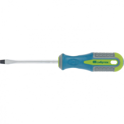 Отвертка, SL6 х 100 мм, CrV, трехкомпонентная рукоятка Сибртех