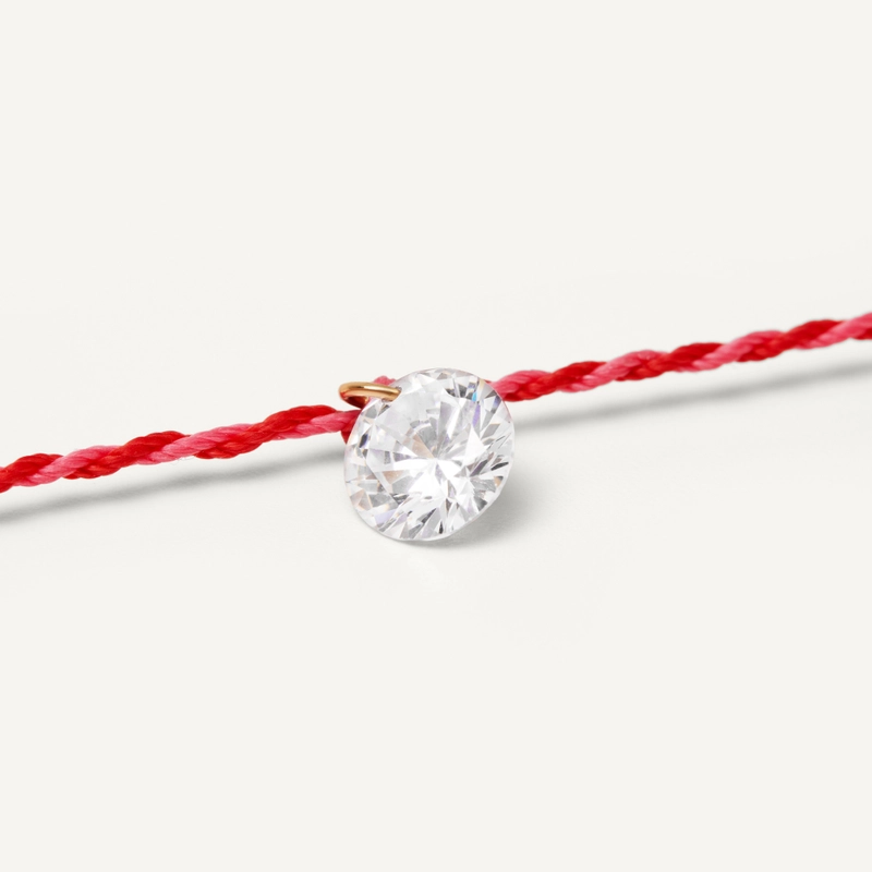 Анклет Плетеный Твой Цвет – Большой кристалл