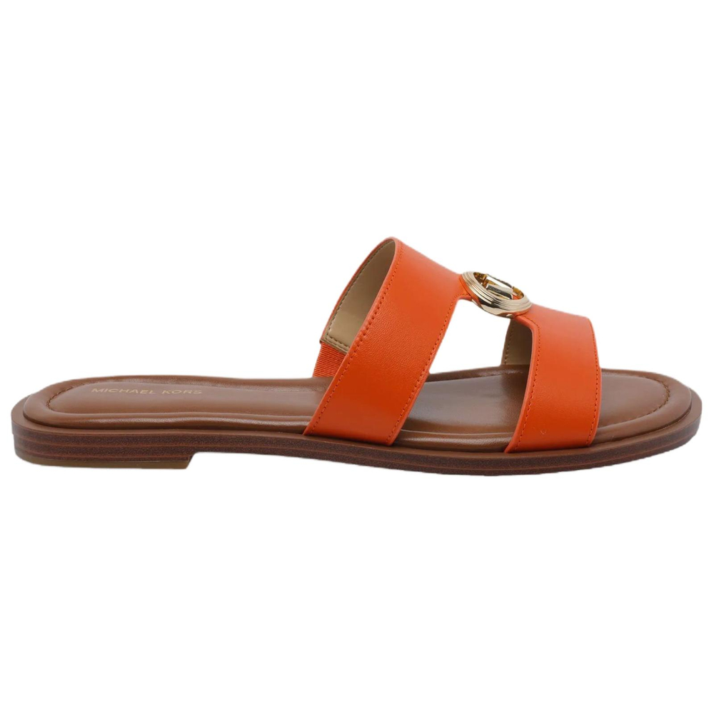 MICHAEL KORS Rubber Slide Slippers Women"s Orange
