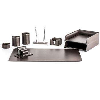 Настольный набор из кожи Cuoietto серии Business из 9 предметов (NBCCh9.1)