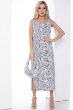 Сарафан Весенний шарм (бело-синий) П10099 LT Collection