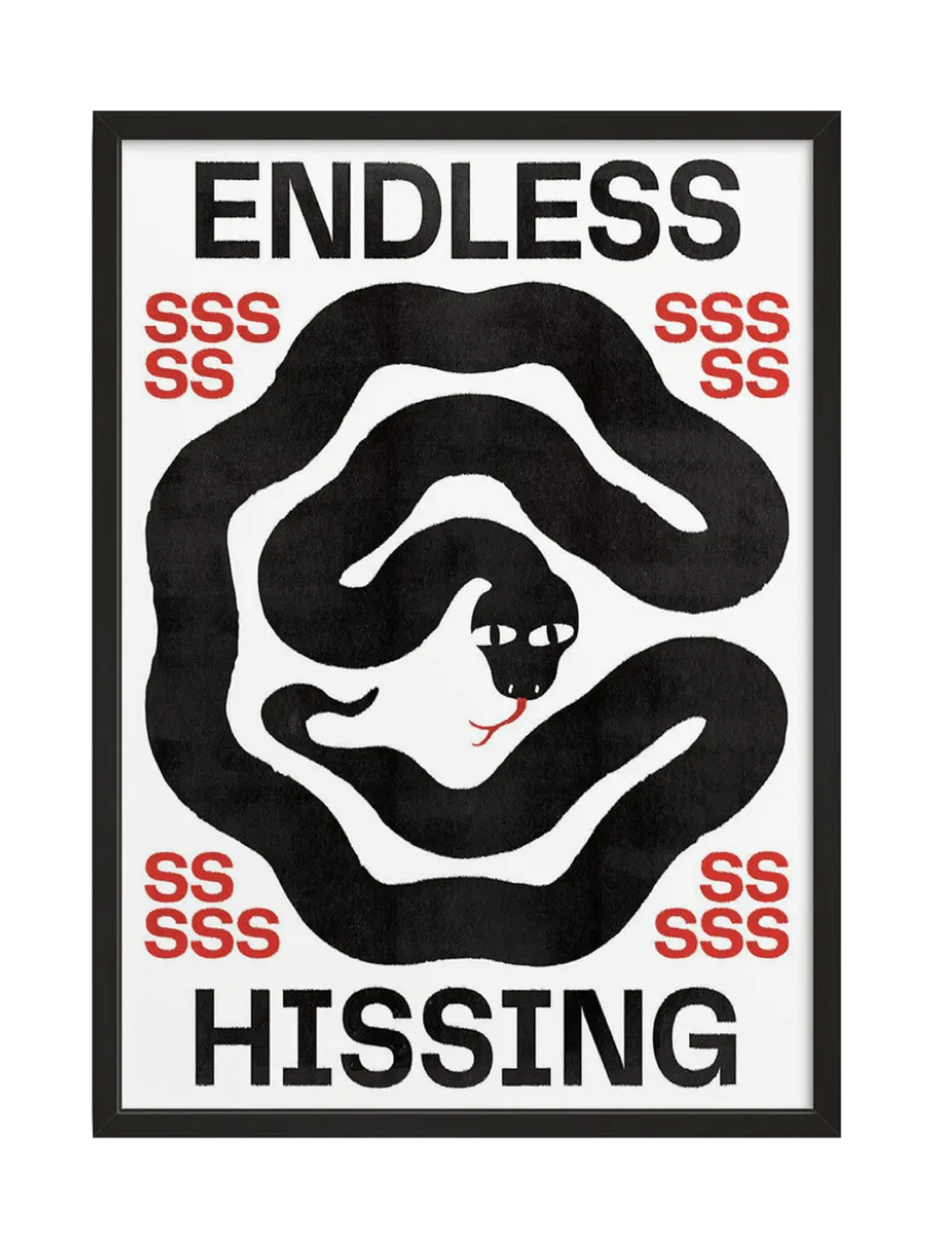 Постер на холсте Hissing
