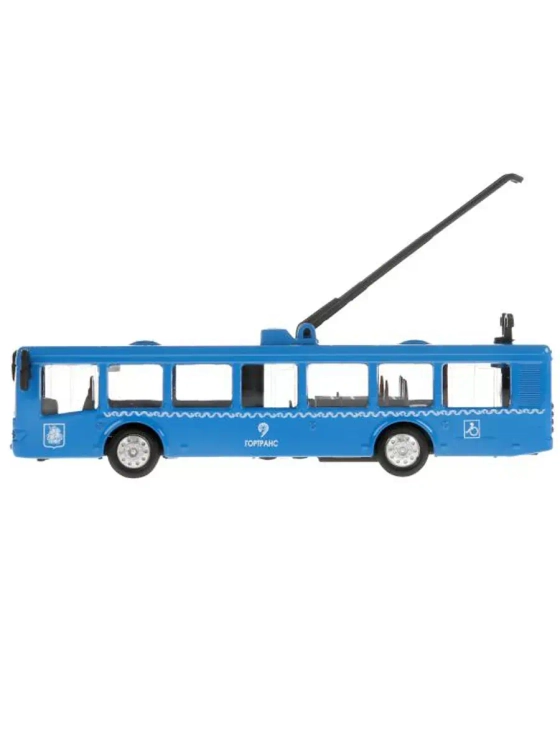 Игрушечный транспорт Троллейбус 16,5 см